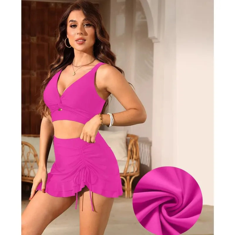 Swimwear Women Swimsuit Sexy Tankini New Push Up Bikinis Set Brazilian Bathing Suit Beachwear Biquini Two Piece Suits 2026