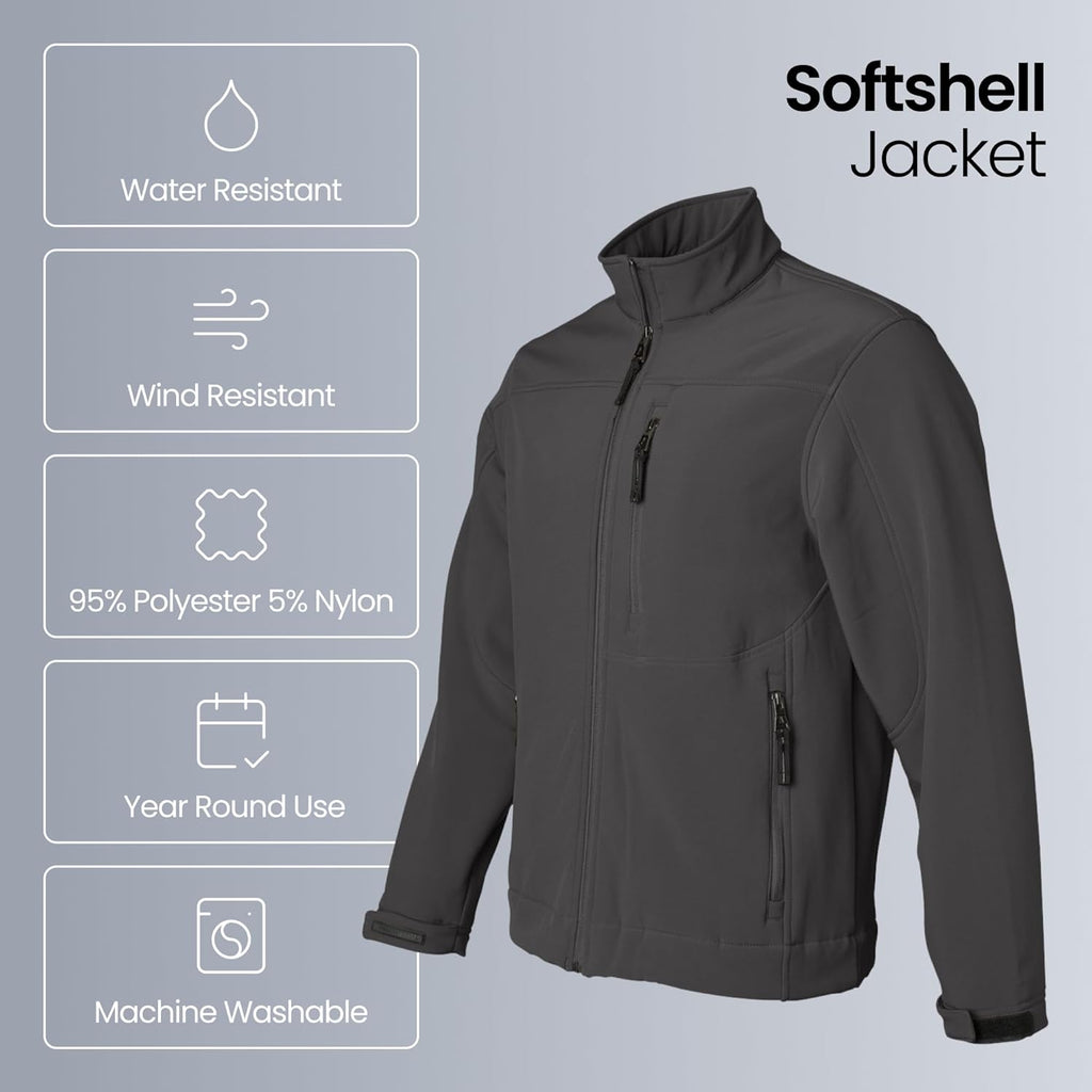 Ultimate  Men's Softshell Jacket – Lightweight, Wind & Water Resistant Outdoor Essential