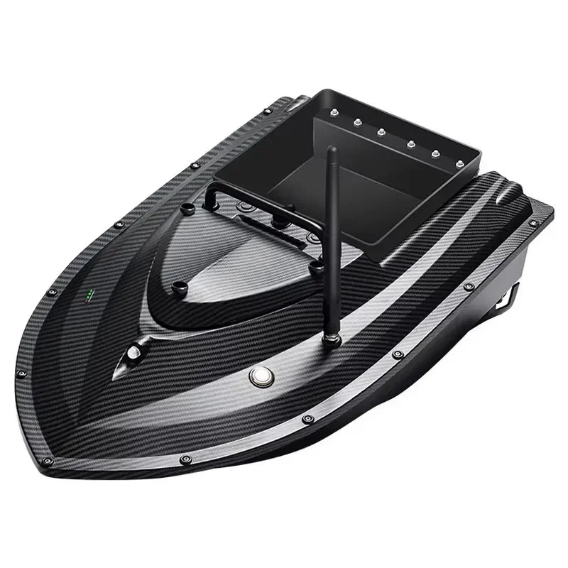TRY&V New 12V High-Speed Big Cat Fishing Bait-Dispensing Boat with Cruise-Control ABS Material GPS Remote Control 1.5kg