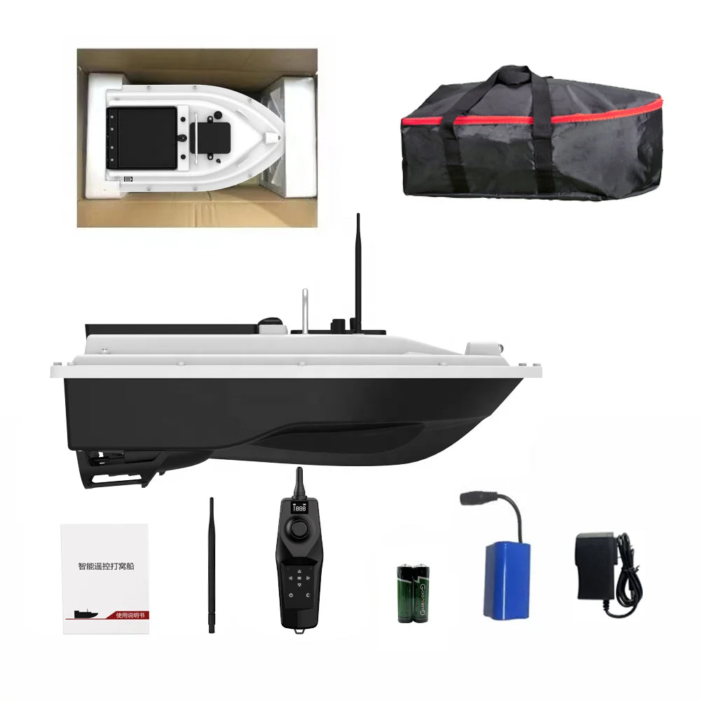 GPS Carp Fishing Bait Boat With Sonar Fish Finder For Bait Boat