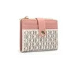 CH New Classic Folding Money Clip Compact Lightweight Luxury Brand Design Sense Letter Decoration Card Bag Women Zero Wallet