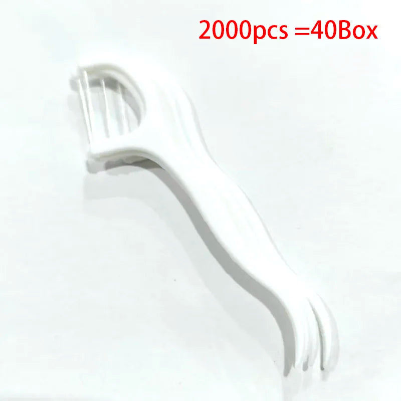 50pcs Dental Floss, Deep Cleaning Dental Floss For Proper Oral Care, Portable Disposable Dental Floss Picks For Travel Daily Lif