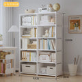 Multilayer Bookshelf Easy Assembly Bookcase Living Room Bedroom Study Storage Shelf for Books Toys Sundries