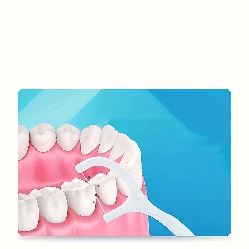 50pcs Dental Floss, Deep Cleaning Dental Floss For Proper Oral Care, Portable Disposable Dental Floss Picks For Travel Daily Lif