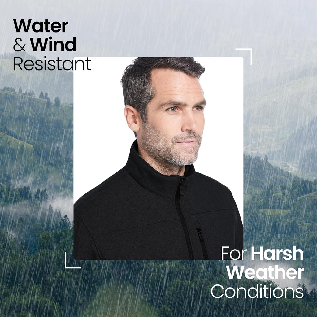 Ultimate  Men's Softshell Jacket – Lightweight, Wind & Water Resistant Outdoor Essential