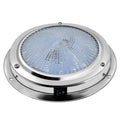 Round Flush Mount Overhead Light Textured Lens Indoor Lighting Cool White