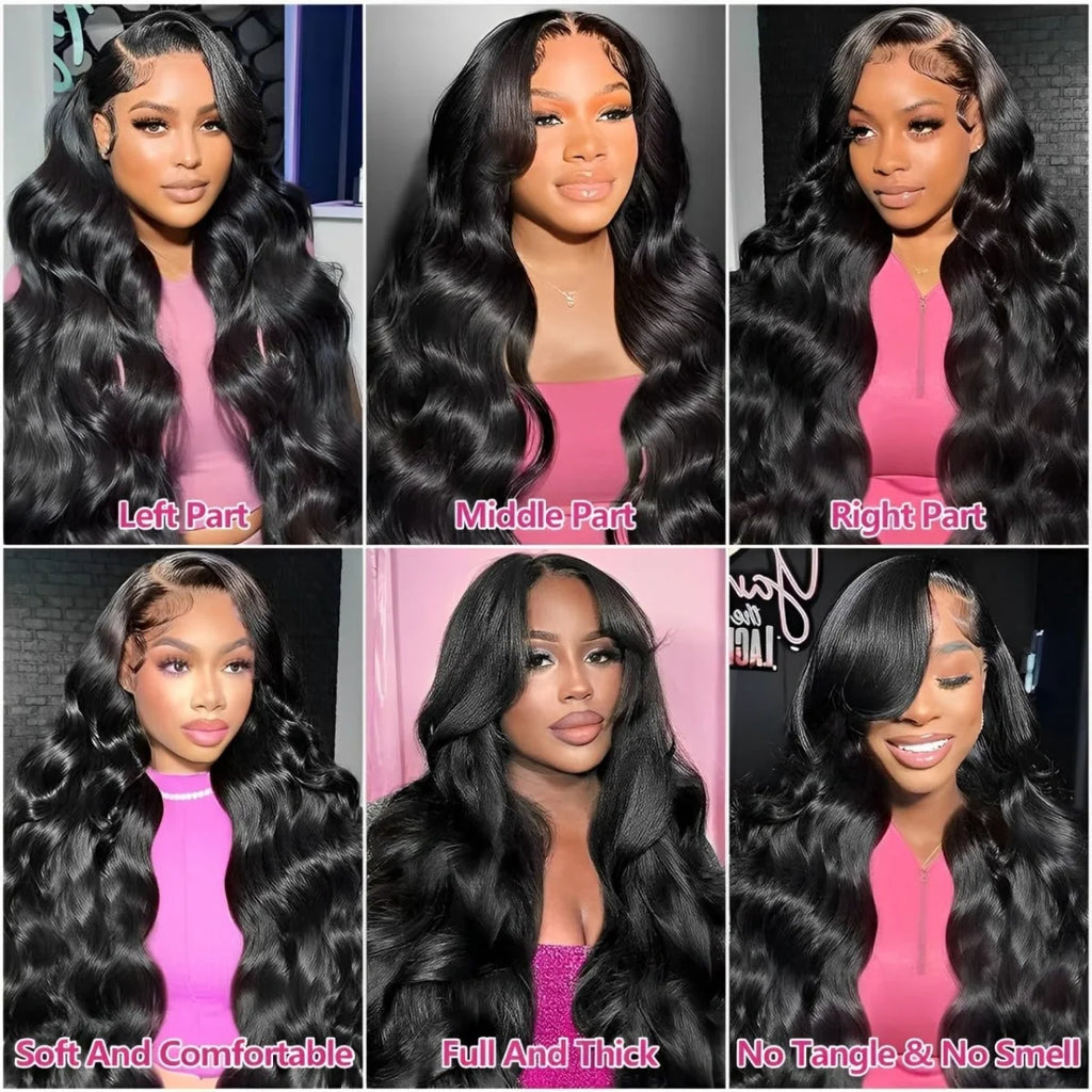 Body Wave Lace Front Human Hair Wigs 13x6 HD Lace Frontal Human Hair Wig 5x5 HD Lace Closure Wigs For Woman on Clearance Sale