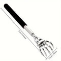 1PC random color Extendable Back Scratcher, Stainless Steel Portable Telescopic Rubber Handle Back Scratchers For Thanksgiving