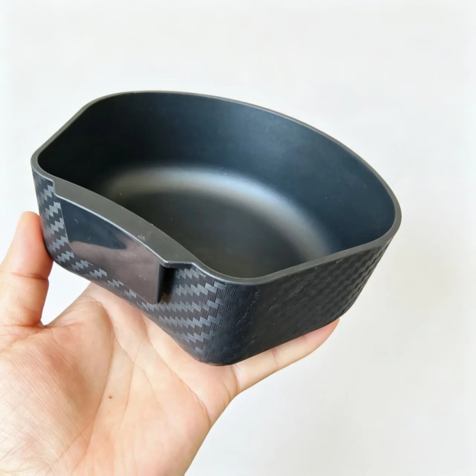 Hanging Bowl with Tab Smooth-Interior Fishing Container Sturdy Portable for Anglers