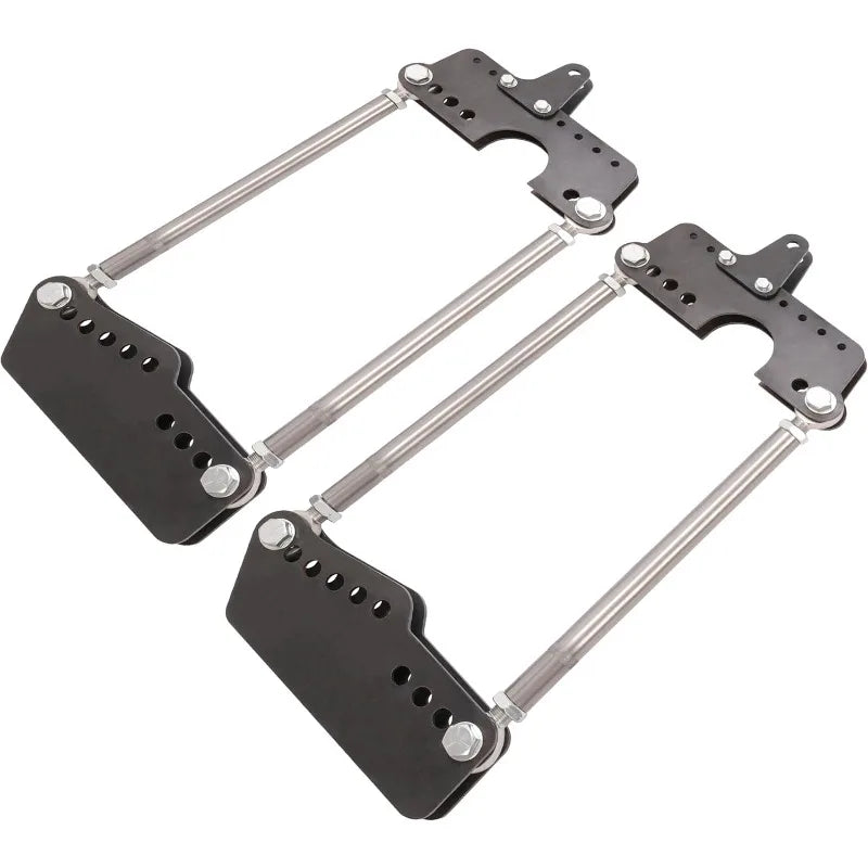 Adjustable Parallel 4-Link Rear Suspension Kit Universal Frame Mount High Horsepower Heavy Duty Steel