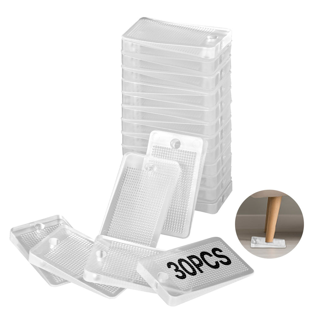 VEVOR Plastic Clear Wobble Wedges Furniture Leveling Shims for Tables & Chairs