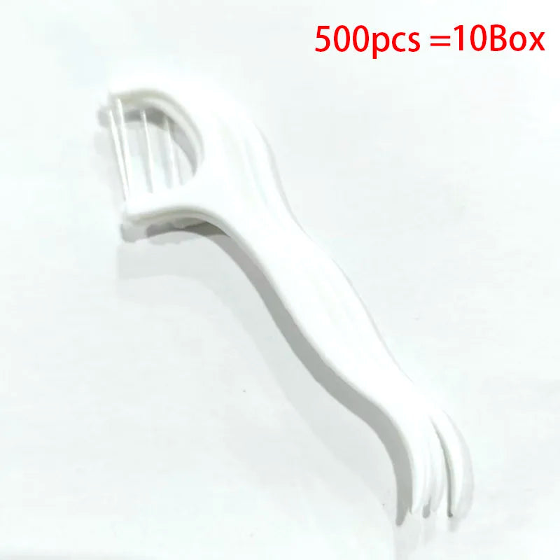 50pcs Dental Floss, Deep Cleaning Dental Floss For Proper Oral Care, Portable Disposable Dental Floss Picks For Travel Daily Lif