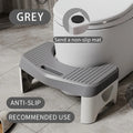 1Pc Toilet Stool for Bathroom, Comfort Toilet Stool for Adult Kids Pregnant Women, Squatting Aid Footstool, Anti Slip Thickening