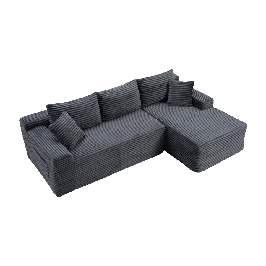 Cloud Modulær Hjørnesofa med Chaiselong – Moderne Minimalistisk Design