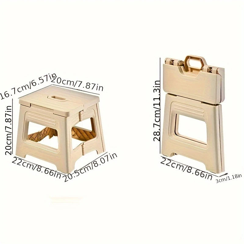 New Lightweight Space Thickened Folding Stool,Portable Home Outdoor Camping,Magza Fishing,Simple and integrated Design