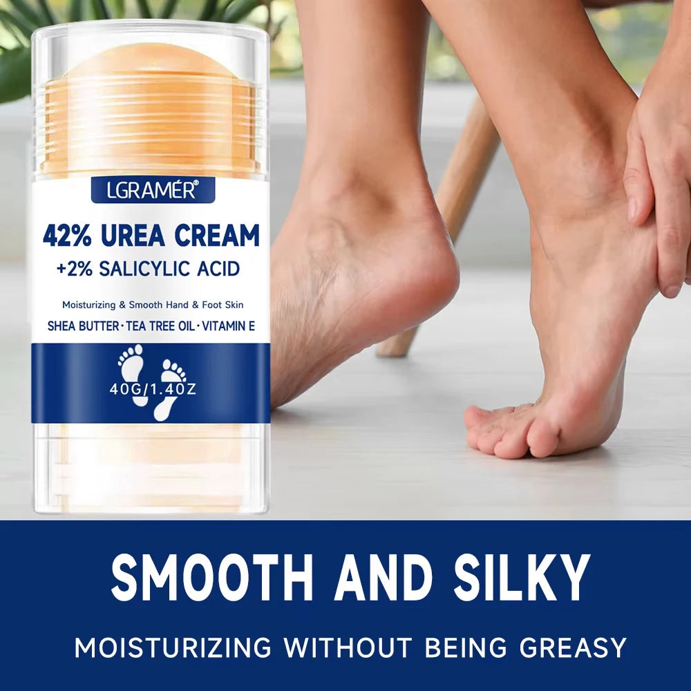42% Urea Foot Cream +2% Salicylic Acid Moisturizing & Exfoliating, Cracked Heel Repair, Deep Hydration for Dry Feet Long protect
